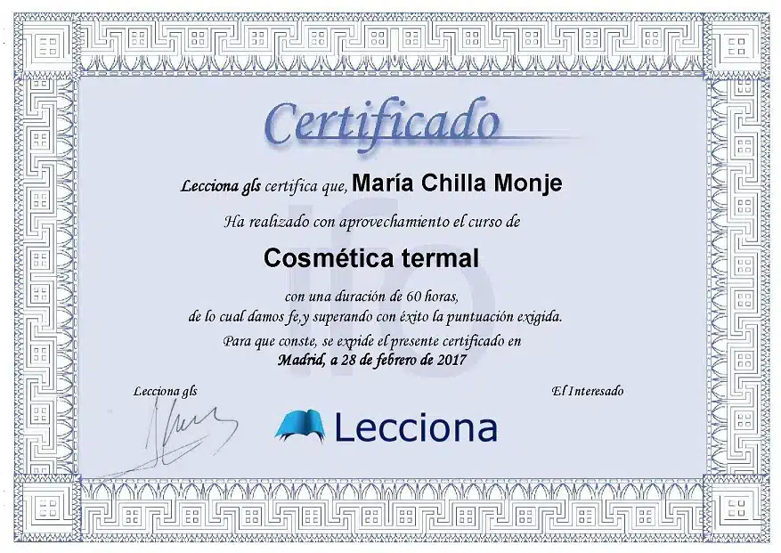 Frontal Certificado Lecciona